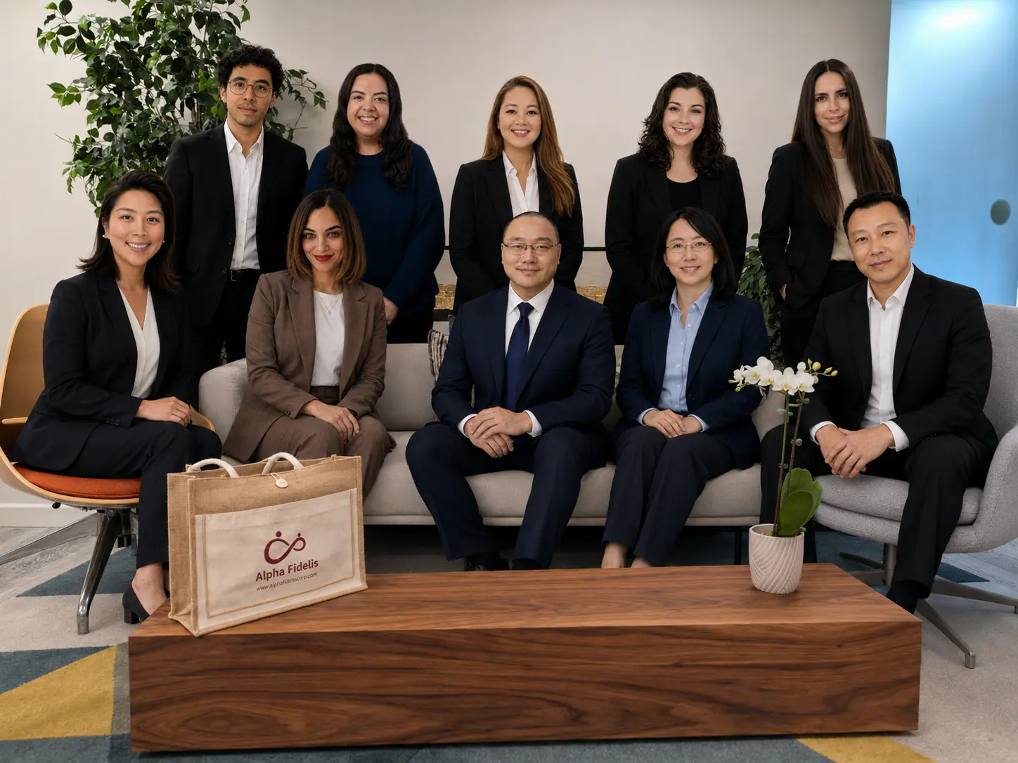 The Alpha Fidelis team at our Southern California office